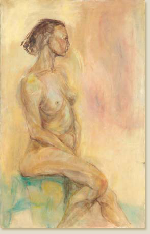 Seated Woman by Elizabeth Delson
