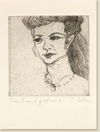 Portrait of Mme. B. by Elizabeth Delson
