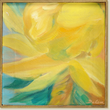 Yellow Flower by Elizabeth Delson