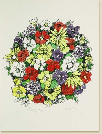 Flower Series 05: Nosegay by Elizabeth Delson