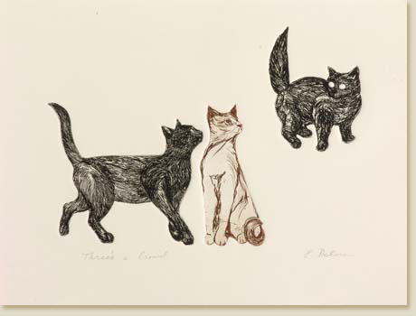Cats Series 08: Three's a Crowd by Elizabeth Delson