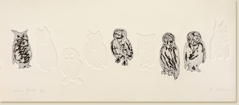 Nine Owls by Elizabeth Delson