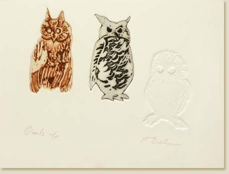 Owls 02 by Elizabeth Delson
