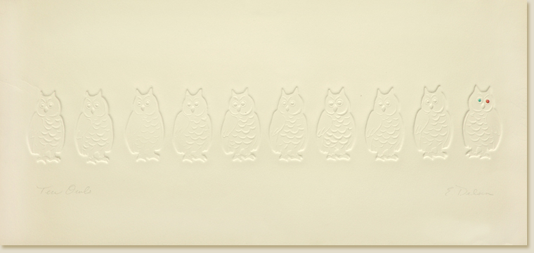 Ten Owls by Elizabeth Delson