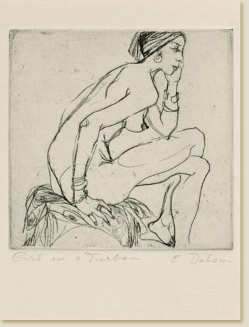 Girl in a Turban by Elizabeth Delson