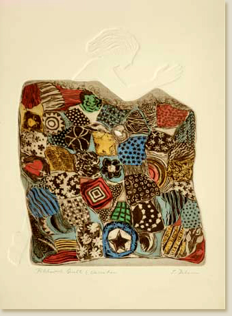 Patchwork Quilt I Variations by Elizabeth Delson