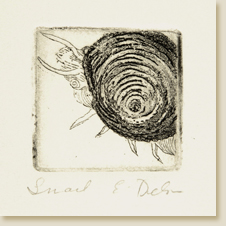 Miniatures 04: Snail by Elizabeth Delson