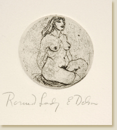 Miniatures 06: Round Lady by Elizabeth Delson